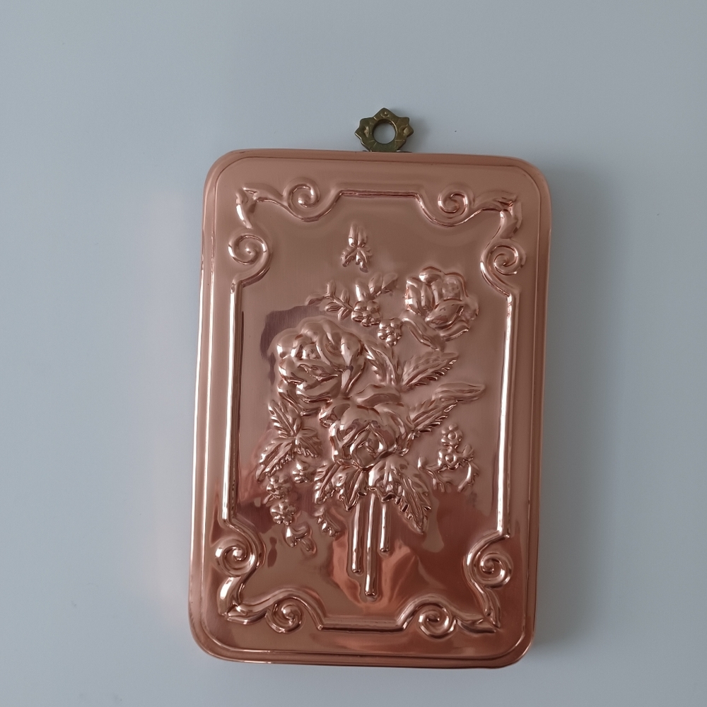 Vintage Copper Mold Wall Hanging